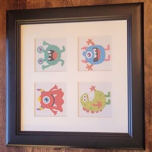 Framed Monster Art